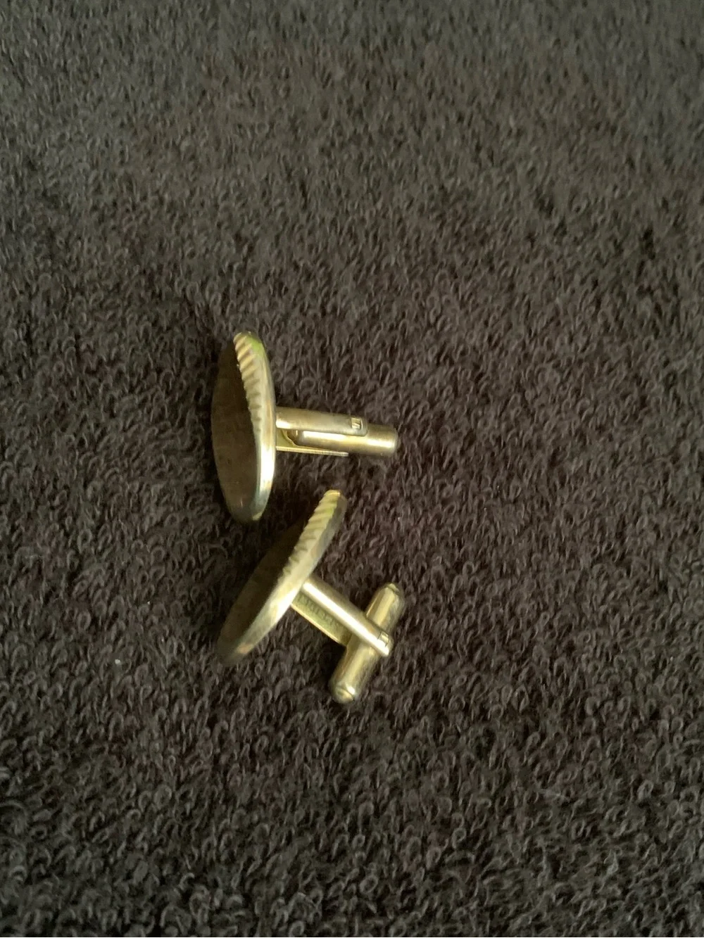 Vintage Classic Gold-Tone Oval Cufflinks
